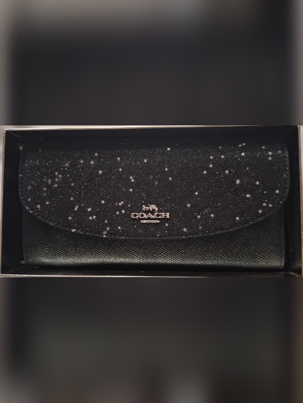 NEW Coach Starry Glitter Wallet